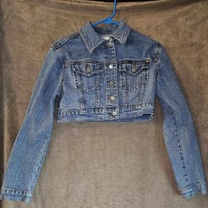 Angel Crop Jean Jacket